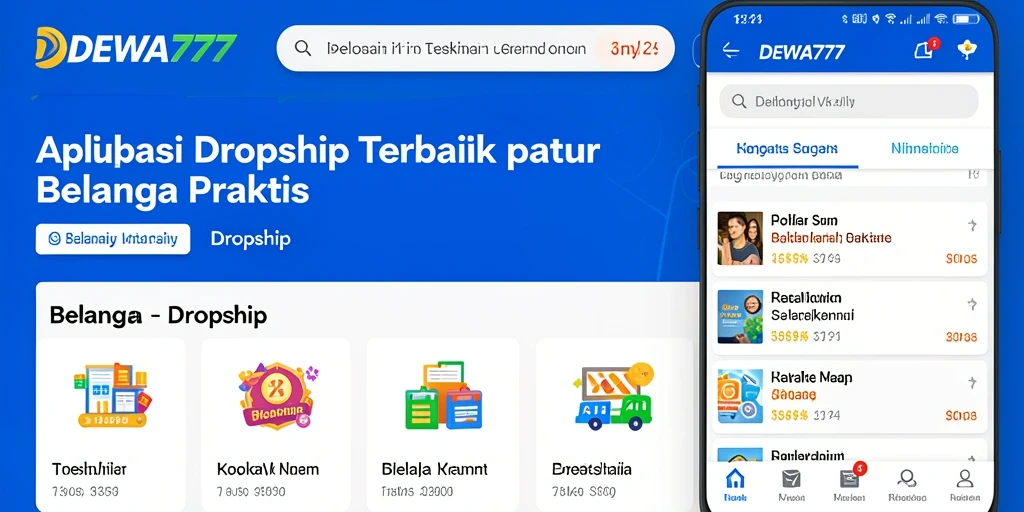 Antarmuka aplikasi DEWA777 yang sederhana dan efisien.