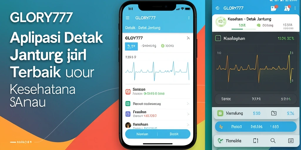 Tampilan antarmuka pengguna GLORY777 yang menarik dan informatif.