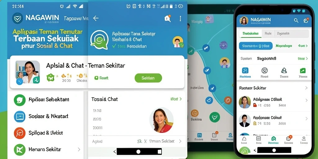 Tampilan antarmuka NAGAWIN yang ramah pengguna dan interaktif.