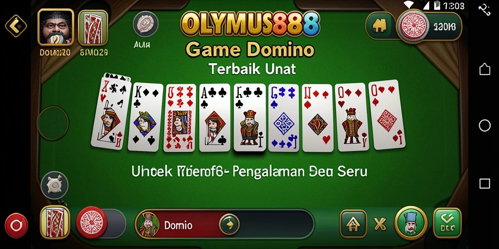 Antarmuka OLYMPUS88 yang menarik dalam permainan Domino.