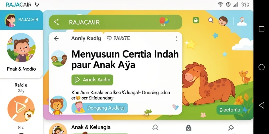 Antarmuka aplikasi RAJACAIR yang menarik dan mudah digunakan.