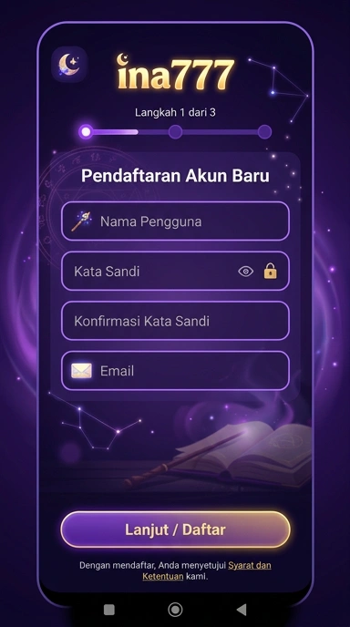 Panduan Registrasi Akun ina777 untuk Pengguna Android